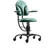 Sedie ortopediche per bambini SpinaliS Basic, Metallo nero, r604-verde-dark