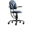 Sedie ortopediche per bambini SpinaliS Basic, Metallo nero, r500-blu-scuro