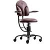 Sedie ortopediche per bambini SpinaliS Basic, Metallo nero, r304-bordo-red