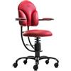 Sedie ortopediche per bambini SpinaliS Basic, Metallo nero, r303-rosso