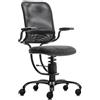 Sedie ergonomiche, prezzi economici - SpinaliS Ergonomic, metallo-nero, k904-nero