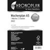 Avery Zweckform Chronoplan A5-Blocco di ricarica per agenda settimanale per il 2012