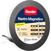 GAUDER Nastro magnetico autoadesivo, striscia tagliabile (6 m x 15 mm)