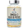 Rite-Flex | Olio di Pesce Omega 3 2000mg | Integratore Alimentare di 600mg EPA e DHA (365 Capsule Softgel)