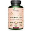 Vegavero Integratore INOSITOLO | Myo & D Chiro Inositol, Folato 5-MTHF, Vitamina B6 e Zinco | PCOS e Ovaio Policistico | 120 capsule | Vegan | Vegavero®