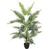 Flair Flower Areca 151493GN - Albero Artificiale da Appartamento con Palma del Madagascar, Grande, 110 cm, Colore: Verde