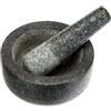 Jade Temple, Mortaio con pestello in Pietra, Granito, Grigio, Granito, Grau, 14 x 7.7 cm