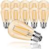 ProCrus Lampadina Edison vintage E27 S14 LED 2W,Lampadine E27,Lampadine Retrò Bianco Caldo 2700K,10W Equivalenti,per Lucine da Esterno,100LM,Non Dimmerabile,Pacco da 10