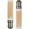 ZHENMING Lampadina a LED B15D, 7 W, 100 W, equivalente a lampadine con attacco a baionetta, 230 V, non dimmerabile, luce bianca calda, 3000 K, per macchine da cucire, confezione da 2 pezzi