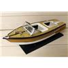 MOTOSCAFO Tipo RIVA in LEGNO Cm. 50 MODELLISMO IDEA REGALO MODELLINO già Montato