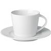 Tazza cappuccino e piattino personalizzate o neutre