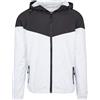 Urban Classics 2-Tone Tech Windrunner, Giacca, Uomo, Multicolore (Black/White 00050), XXL