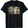 Doctor Who Art Tardis Van Gogh Fan di fantascienza nel tempo Maglietta