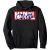 Marvel Classic Logo Iron Man Fill Felpa con Cappuccio