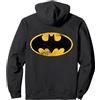 DC Comics DC Batman Logo Classico Invecchiato Felpa con Cappuccio