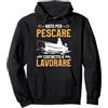 Idea regalo di pesca per un pescatore Nato per Pescare Divertente Regalo di Pesca per Un Pescatore Felpa con Cappuccio