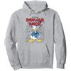 Disney Donald Duck Original Donald How To Draw Background Felpa con Cappuccio