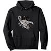 Scorpion Lover Gifts Scorpio Zodiac Scorpion Design Elegante Scorpions Lover Gift Scorpio Zodiac Felpa con Cappuccio