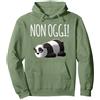LUMOMIX Felpe Divertenti Panda Regalo Pigri - Non Oggi Felpa con Cappuccio