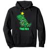 UGLY CHRISTMAS TREX Geschenk Ugly Christmas Maglione TREX Regalo T Rex Dino per papà Felpa con Cappuccio