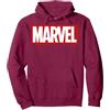 Marvel Paint Dripping Original Logo Felpa con Cappuccio