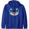 Disney Lilo & Stitch Big Face Stitch Felpa con Cappuccio
