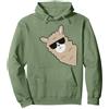 Divertenti regali di lama alpaca Carino lama alpaca con occhiali da sole Llama Funny Llama Felpa con Cappuccio