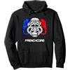 harderstyleseu Frenchcore Gas Mask - Frenchcore Hardcore French Core Felpa con Cappuccio