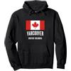 British Columbia Canada - Geschenke Città di Vancouver - CANADA | Souvenir bandiera canadese - Felpa con Cappuccio