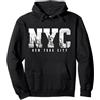 NYC New York City - USA Souvenirs NYC New York City NY Skyline Vintage USA America Felpa con Cappuccio