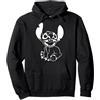 Disney Lilo & Stitch Simple Outline Stitch Felpa con Cappuccio
