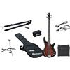 Ibanez IJSR190 Jumpstart Kit Walnut Sunburst