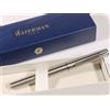 PRL) WATERMAN GRADUATE ALLURE ROLLER PEN CHROME MAT REFILL F BLACK PENNA SFERA