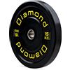 Diamond Professional Bumper in gomma 15 kg per bilancieri olimpici