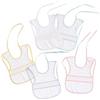 Interbaby 00041 - Confezione da 12 bavaglini a punto croce, 25 x 35, unisex