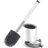 Braoses Scopino per WC, Braoses Spazzolone WC Spazzola WC Bagno Spazzolino per WC con Pinzetta Fango Diatomeo Ventosa Sollevatore Copriwater Set Spazzolino WC(B)