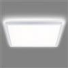 Navaris Plafoniera LED da Soffitto Quadrata - Lampadario Moderno Quadrato 29,3cm - Retroilluminazione - Luce Dimmerabile Illuminazione - Bianco Neutro