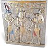 lachineuse - Bas-Relief Egiziano Ramses I - 28 x 25 cm - Cornice Egiziana con Faraoni e Geroglifici - Decorazione Egiziana - Statuetta Oggetto Egiziano - Busto Egiziano - Idea Regalo Originale Deco