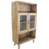 MIlani Home PINUS - credenza con vetrina in pino riciclato
