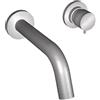Bongio - Inox 316 Miscelatore lavabo incasso acciaio spazzolato art. 73539
