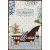 Schatzmix Blechschild Nostalgie La Baignoire Metallschild Wanddeko 20x30cm Tin Sign Targa di Metallo da Parete, Lamiera, Multicolore, 20x30 cm