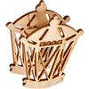 Saico HGD AS1007_5 Lanterna, Legno, a Colori, Grande