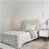 Italian Bed Linen Parure Copripiumino NO STIRO FANTASY - prodotto in Italia - Set Copripiumino - Letto Singolo, Microfibra - Sacco 150x200 cm + Patella e Federa 50x80 cm - Provenza
