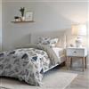 Italian Bed Linen Set Copripiumino Microfibra Fashion, Lavorato in Italia - Parure Copri Piumino - Sacco Piumone 150x200 cm con Patella e federa Cuscino, Singolo, Urban Blu