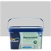 Dulux Benessere Pittura Colorata all'Acqua per Interni Superlavabile Anti Muffa Anti Batteri con Ioni D'Argento, 2.5 Litri, Grigio Industriale, 2.5L