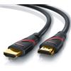 CSL-Computer CSL - 15m Cavo HDMI 8k / 4k 2.1/2.0-8K @ 60Hz 4K @ 120Hz con DSC - 48 Gbit/s - 3D - Ultra High Speed con Ethernet - TV Blu-ray compatibile con PS5 Series X Switch - nero - 15 metri