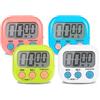 Runmeihe 4 Pezzi Timer da Cucina, Divertenti Timer Cucina con Magnetico e Supporto, Allarme Forte Timer Digitale per Uovo,Studio, Lavoro, Palestra, Cuo