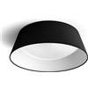 Philips Lighting Lampada da Soffitto LED Dawn, Equivalente a 14W, 30K, Luce Bianca Calda, Non Dimmerabile, Nero