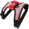 FUNAT Pettorina Riflettente per Cani con Strass, Cravatte Bling Carino Pettorina per Cani Guinzaglio per Cane, Cinturino Pettorale Riflettente con Fiocco Lucido