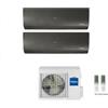 Haier Condizionatore Climatizzatore Haier Dual Split Inverter Flexis Plus Black R-32 7000+12000 Con 2U40S2SM1FA Wi-Fi Integrato